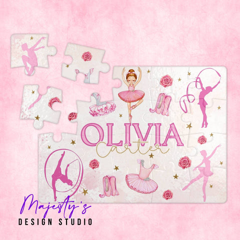 Kids Custom Ballerina Puzzle